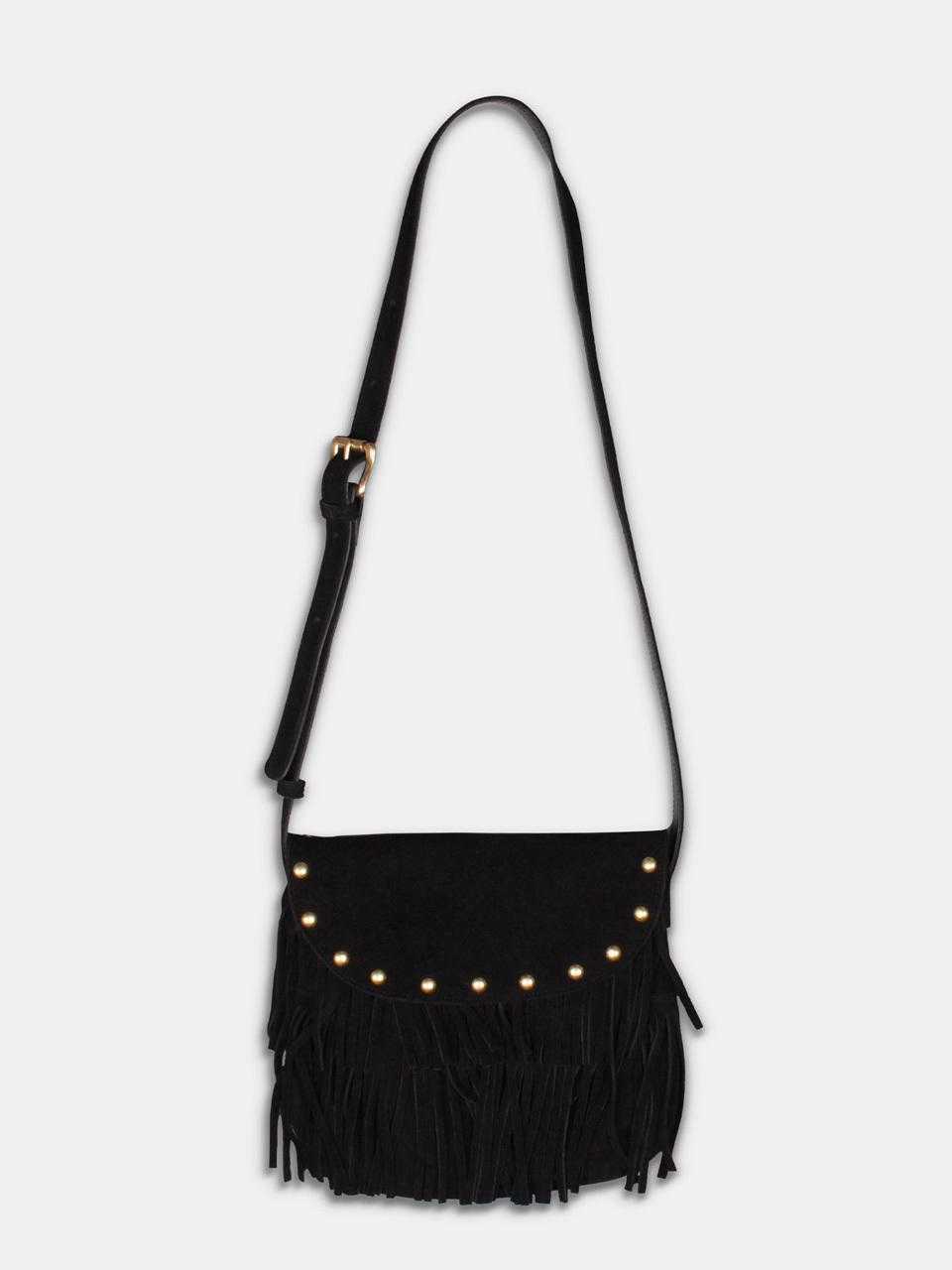 hetherment carloll bag (black suede)