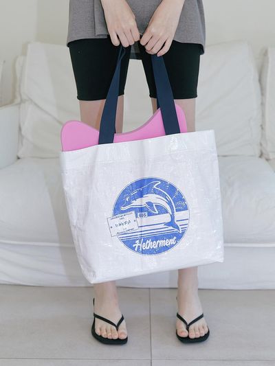 hetherment dolphin utility bag (white)