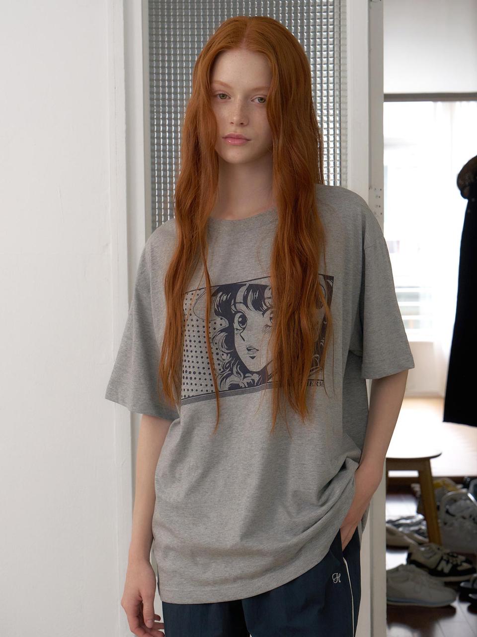 hetherment hether sequence t-shirts (melange - dark navy)