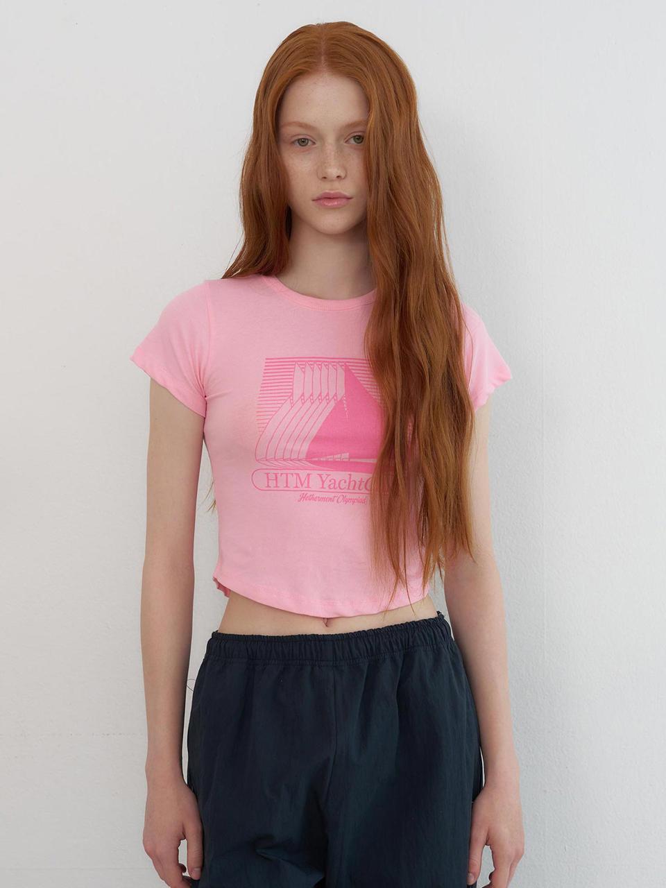 hetherment HTM yacht club t-shirts (pink)