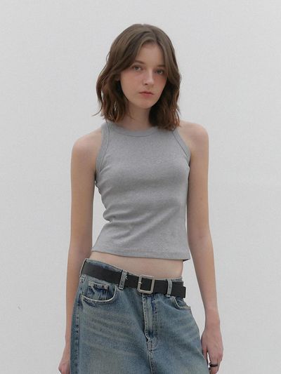 hetherment regular halter neck sleeveless (grey)
