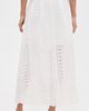 HEVRON HEVRON Amaris Skirt White Eyelet - 3