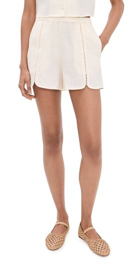 HEVRON HEVRON Clover Shorts Ivory