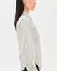 HEVRON HEVRON Drexel Stripe Shirt Ivory Stripe - 4