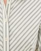 HEVRON HEVRON Drexel Stripe Shirt Ivory Stripe - 6