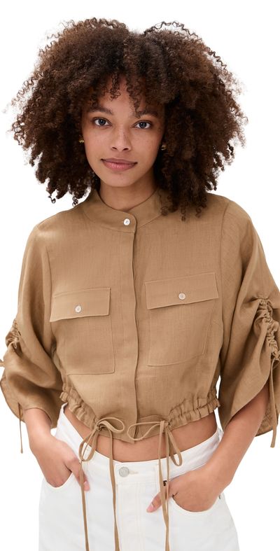 HEVRON HEVRON Eva Top Almond