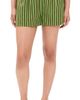 HEVRON HEVRON Remi Shorts Green Stripe - 1
