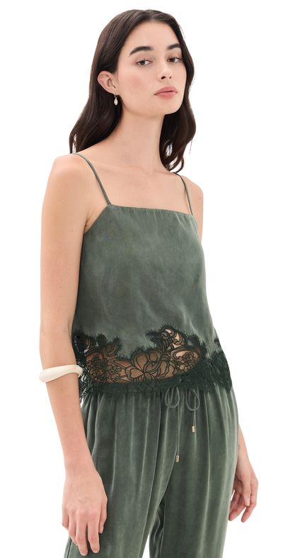 HEVRON HEVRON Sabra Cami Top Climbing Ivy
