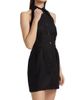 Hevron Women's Domino Linen Sleeveless Minidress - 4