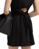 Hevron Women's Domino Linen Sleeveless Minidress - 6