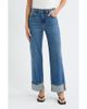 HIDDEN JEANS HIDDEN JEANS Cuffed High Waist Dad Jeans - 1