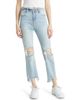 HIDDEN JEANS HIDDEN JEANS Distressed Chew Hem Straight Leg Jeans - 1