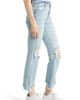 HIDDEN JEANS HIDDEN JEANS Distressed Chew Hem Straight Leg Jeans - 3