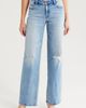 HIDDEN JEANS HIDDEN JEANS Distressed Straight Leg Dad Jeans - 1