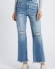 HIDDEN JEANS HIDDEN JEANS High Waist Ripped Straight Leg Jeans - 1
