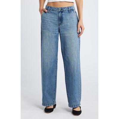 HIDDEN JEANS HIDDEN JEANS Mid Rise Baggy Wide Leg Jeans