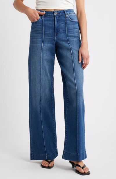 HIDDEN JEANS HIDDEN JEANS Pintuck High Waist Wide Leg Jeans