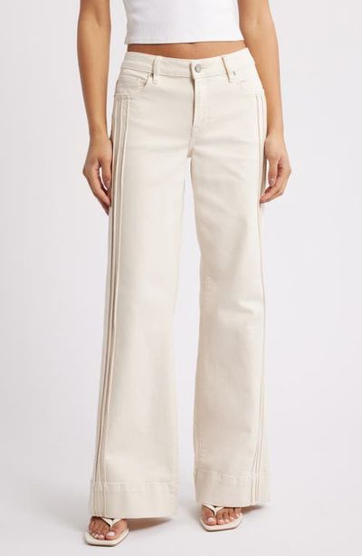 HIDDEN JEANS HIDDEN JEANS Pintuck Mid Rise Flare Jeans