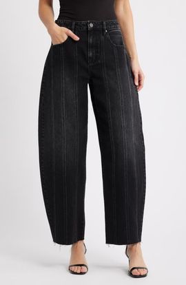 HIDDEN JEANS HIDDEN JEANS Seamed Ankle Barrel Leg Jeans