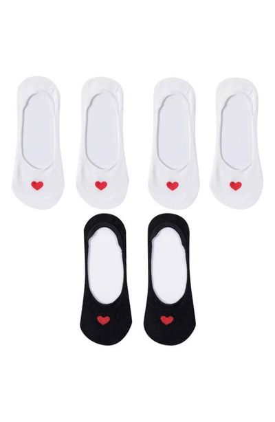 HIGH HEEL JUNGLE HIGH HEEL JUNGLE Assorted 3-Pack Secret Heart No Show Socks