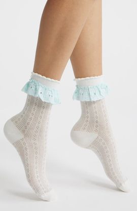 HIGH HEEL JUNGLE HIGH HEEL JUNGLE Bobby Lace Ankle Socks