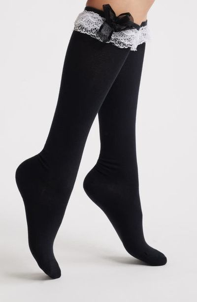 HIGH HEEL JUNGLE HIGH HEEL JUNGLE Charmed Edge Knee High Socks