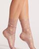 HIGH HEEL JUNGLE HIGH HEEL JUNGLE Hologram Daphne Tulle Crew Socks - 1