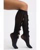 HIGH HEEL JUNGLE HIGH HEEL JUNGLE Peek a Bow Knee High Socks - 1