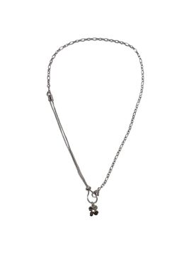 HIGHSCHOOLDISCO Logo Pendant Layered Chain Necklace