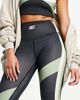 HIIT HIIT color block legging in black and khaki - 2
