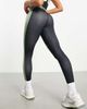 HIIT HIIT color block legging in black and khaki - 3