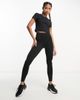HIIT HIIT fitted t-shirt in black-Blue - 3