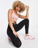 HIIT HIIT logo seamless bralette in pink heather - 4