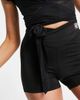 HIIT HIIT mesh wrap tee in black - 4