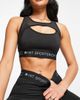 HIIT HIIT reflective logo leggings in black - 2