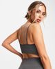 HIIT HIIT seamless rib bralette in charcoal-Gray - 4