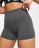 HIIT HIIT seamless rib short in charcoal-Gray - 1