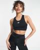 HIIT HIIT twist back bra in black - 4