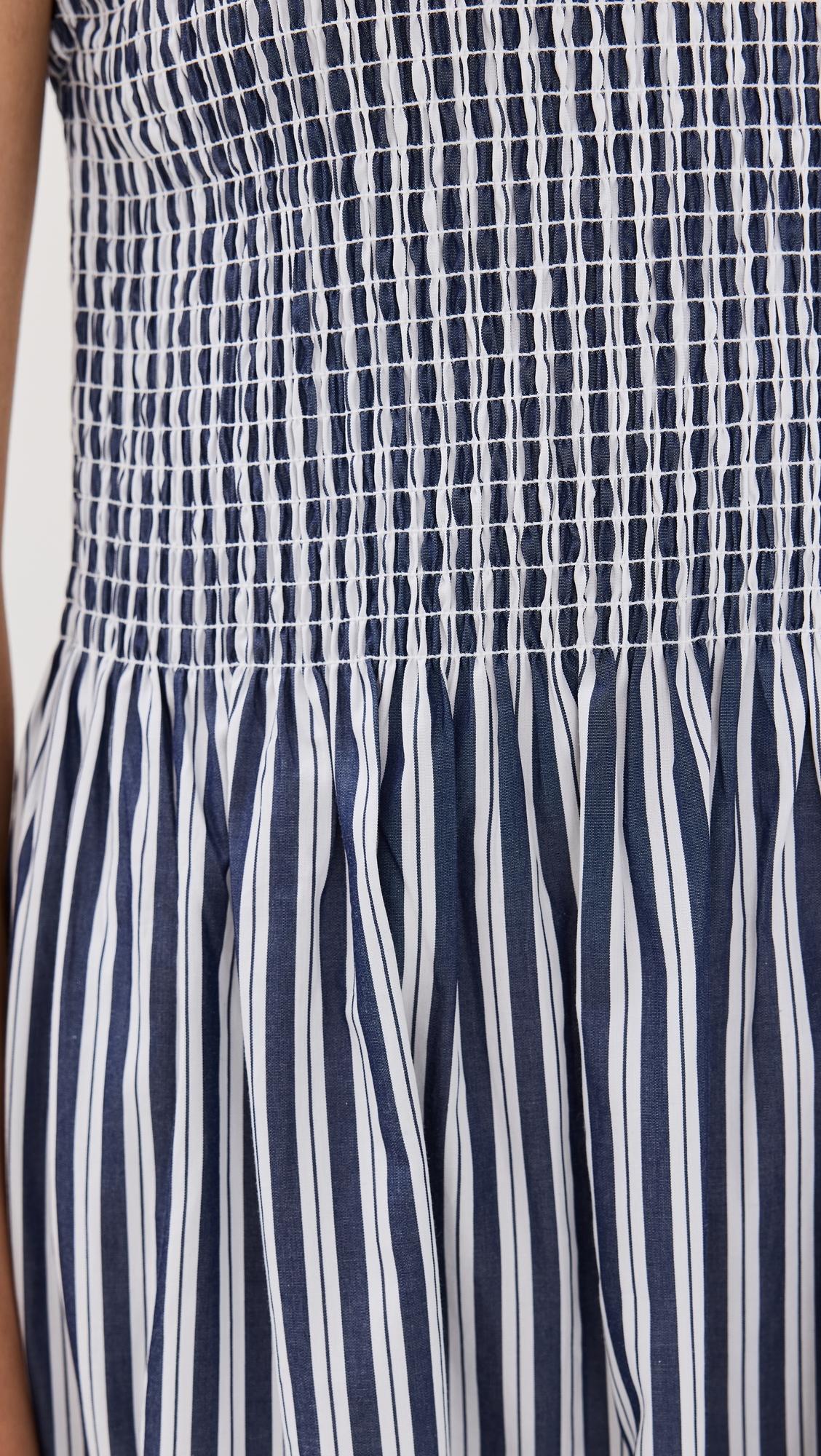 Hill House Home - Cosima Nap Dress Navy Stripe M