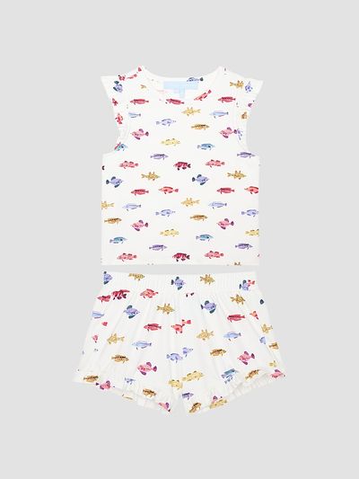 Hill House Home Hill House Home Girl's Little Girl's and Girl's Tiny Lala Short Set