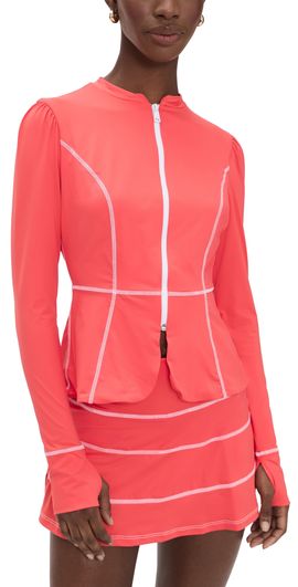 Hill House Home Hill House Home The Alexia Rashguard Top Coral