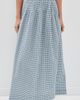Hill House Home Hill House Home The Ame Skirt Teal Gingham - 2