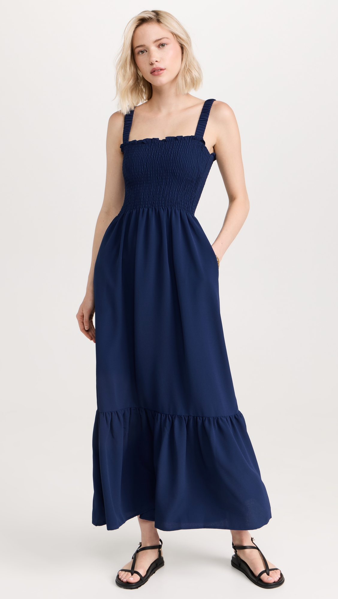 house on the hill / Dress (Navy) 90㎝ hill_house_home_hill_house_hom