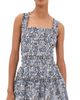 Hill House Home Hill House Home The Azalea Mini Nap Dress Paisley Floral Block/Blue - 1