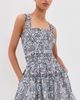 Hill House Home Hill House Home The Azalea Mini Nap Dress Paisley Floral Block/Blue - 2