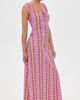Hill House Home Hill House Home The Coraline Dress Etched Floral Stripe - 4