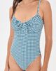 Hill House Home Hill House Home The Cori One Piece Teal Gingham - 2