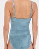 Hill House Home Hill House Home The Cori One Piece Teal Gingham - 3