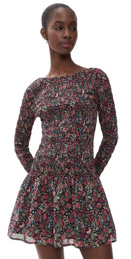Hill House Home Hill House Home The Dalia Mini Nap Dress Chilton Floral Block/Multi