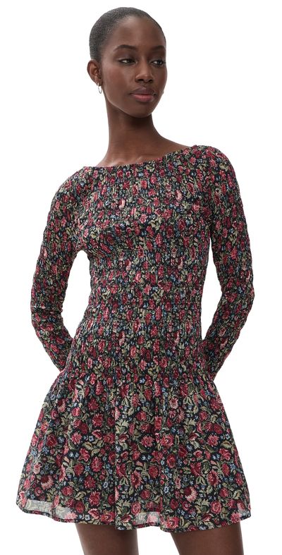 Hill House Home Hill House Home The Dalia Mini Nap Dress Chilton Floral Block/Multi